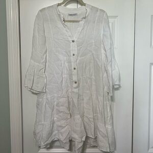 Tempo Paris White Tunic Dress
